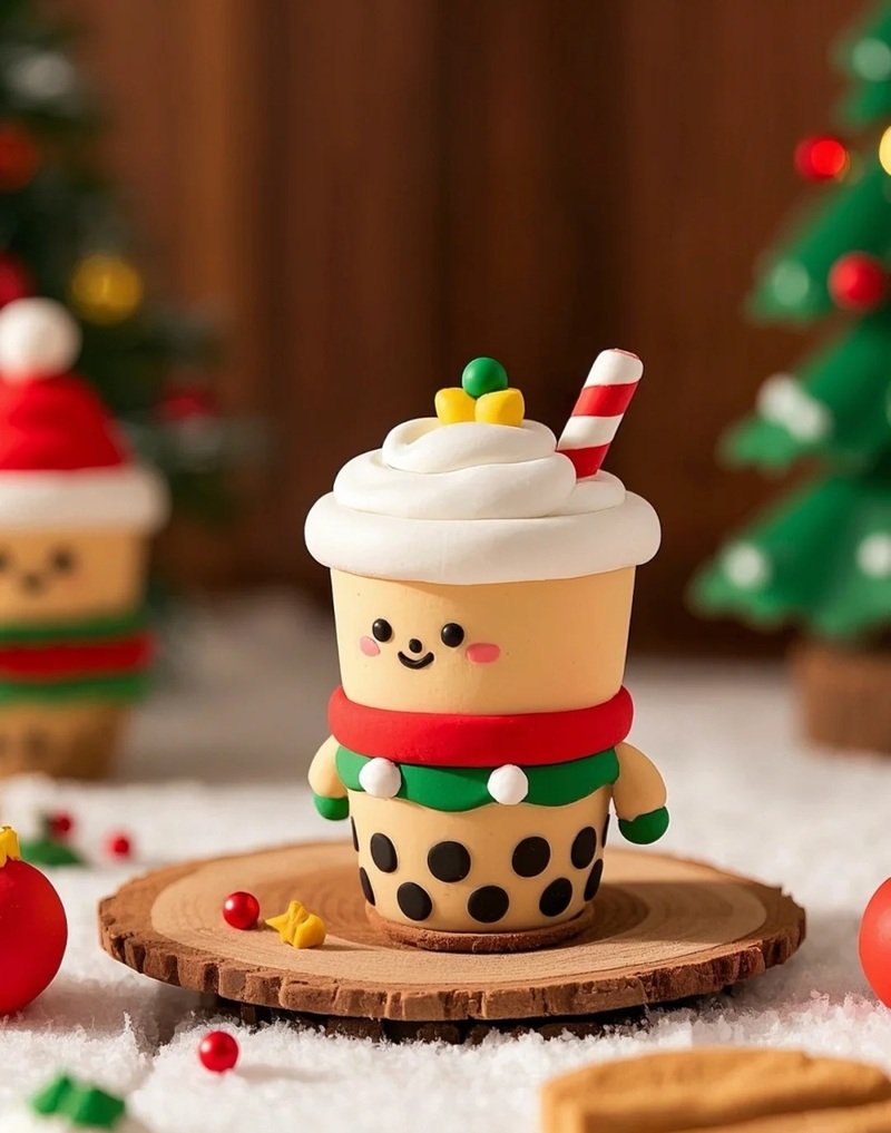 ý tưởng nặn đất sét tự khô cute