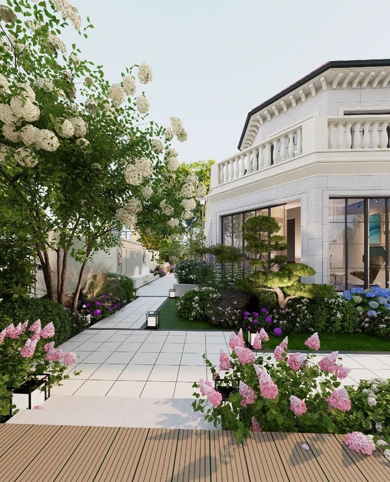 ý tưởng sân vườn đẹp tự làm 13