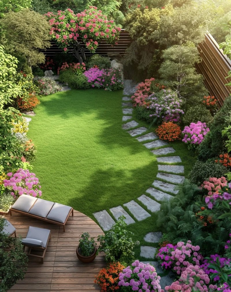 ý tưởng sân vườn đẹp tự làm 23