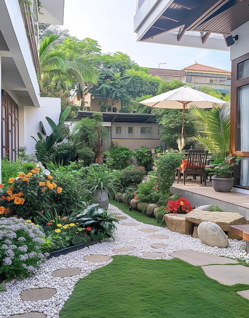 ý tưởng sân vườn đẹp tự làm 25