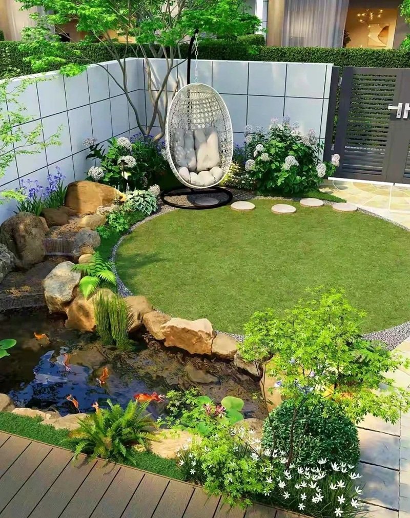 ý tưởng sân vườn đẹp tự làm 3