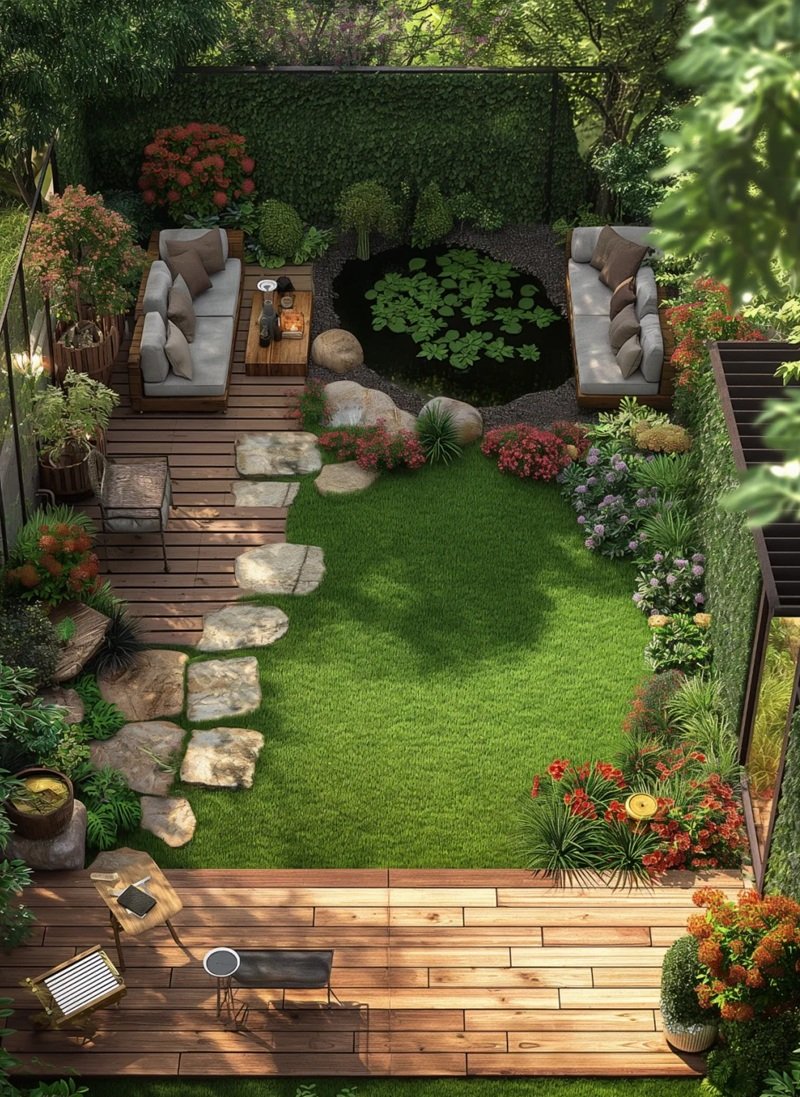 ý tưởng sân vườn đẹp tự làm 38