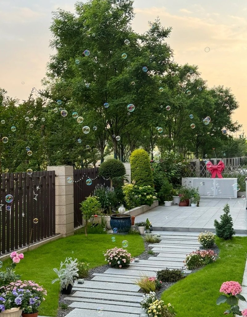 ý tưởng sân vườn đẹp tự làm 9