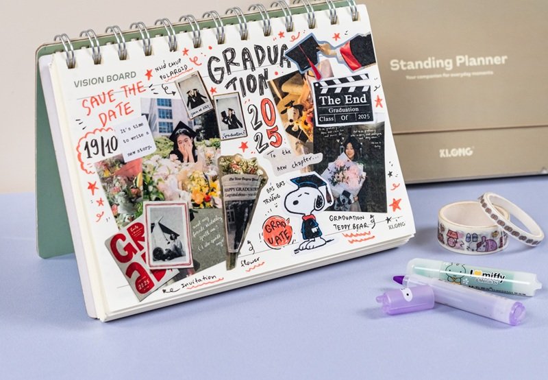 ý tưởng trang trí sổ 10