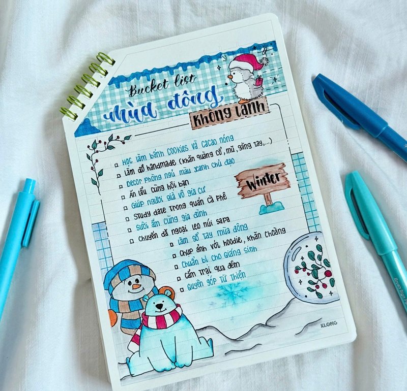 ý tưởng trang trí sổ 20