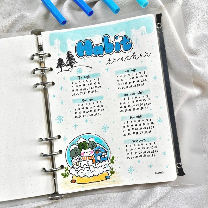 ý tưởng trang trí sổ 34