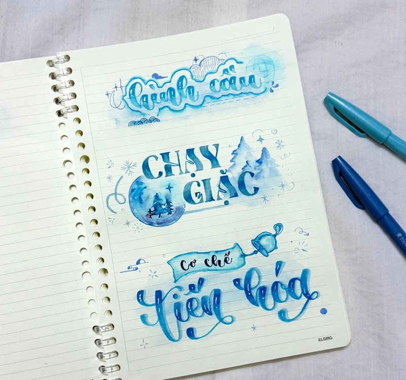 ý tưởng trang trí sổ 37