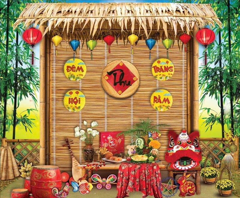 ý tưởng trang trí trung thu 2