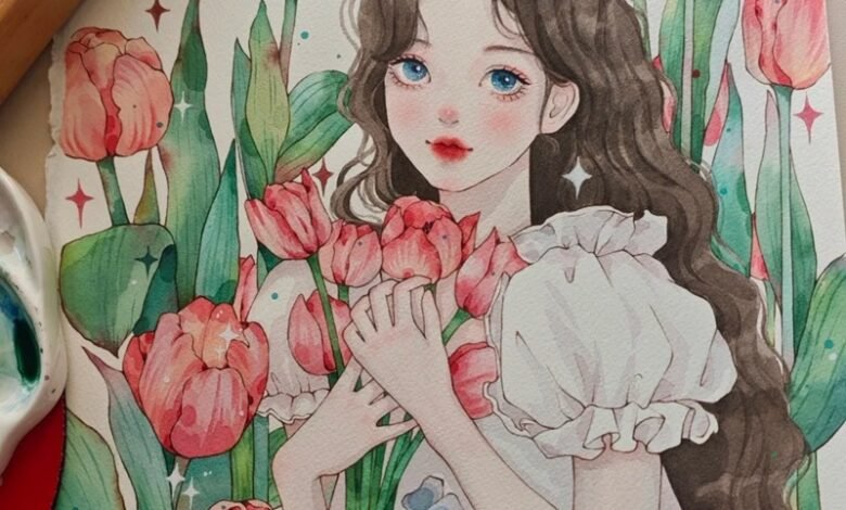 ý tưởng vẽ anime 26