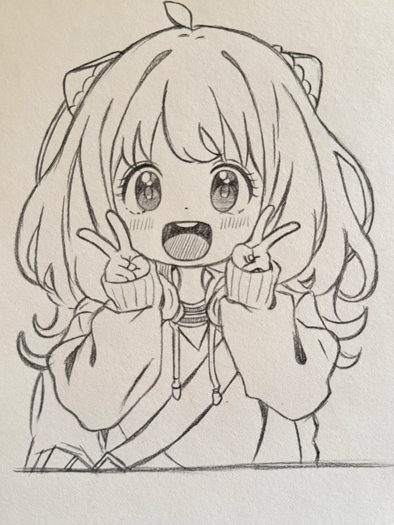 ý tưởng vẽ anime đơn giản