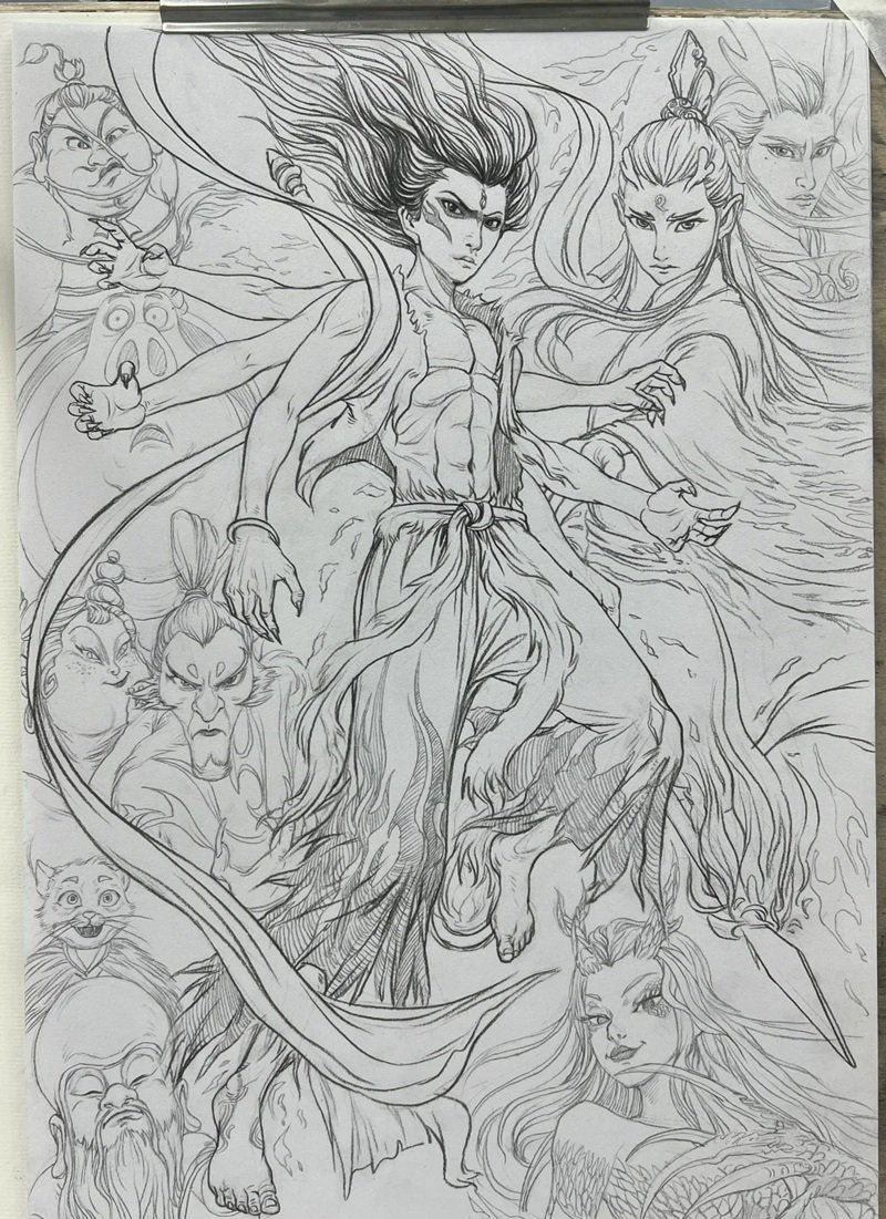 ý tưởng vẽ anime nam 16