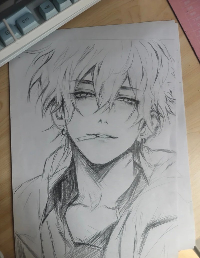 ý tưởng vẽ anime nam 19