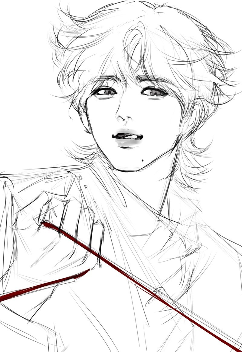 ý tưởng vẽ anime nam 32