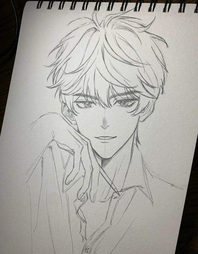 ý tưởng vẽ anime nam 6