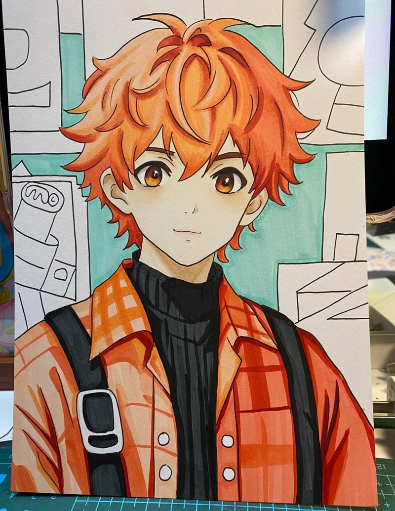 ý tưởng vẽ anime nam 9