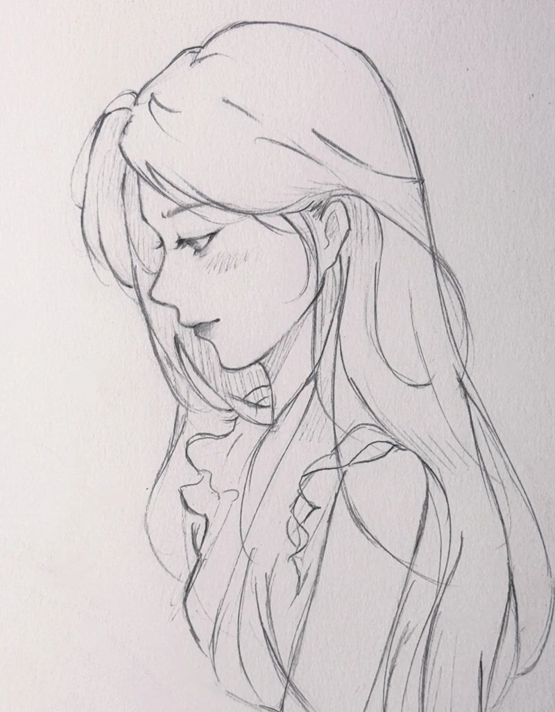 ý tưởng vẽ anime nữ 15