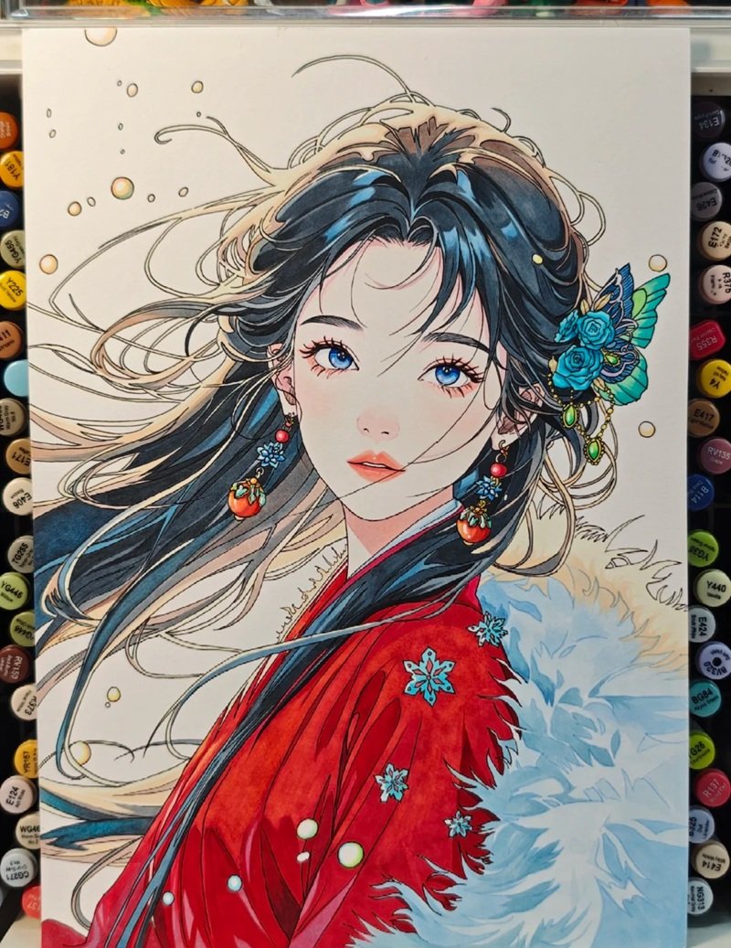 ý tưởng vẽ anime nữ 25