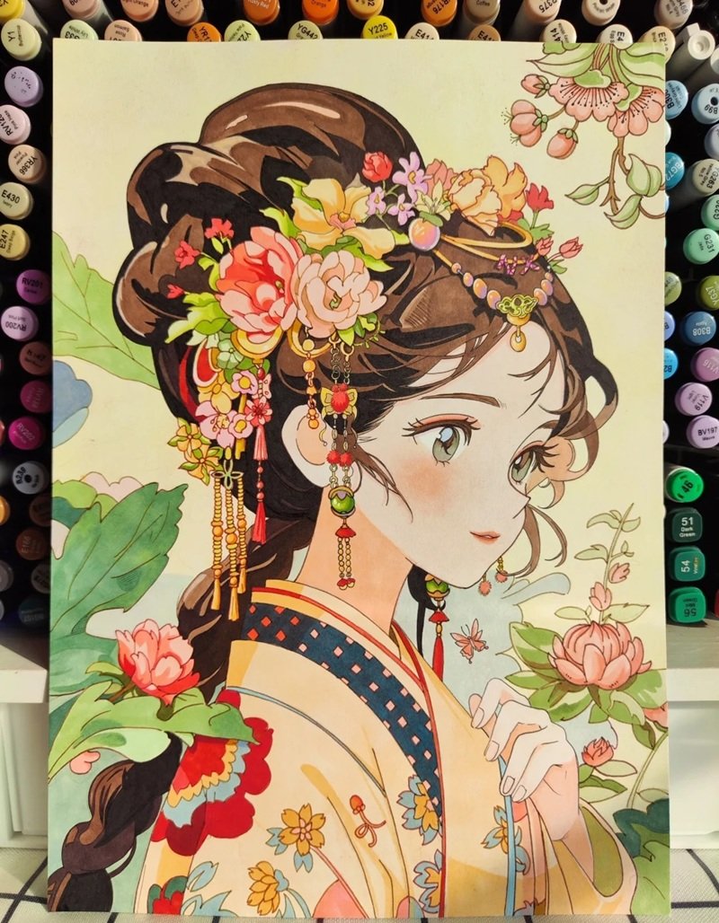 ý tưởng vẽ anime nữ 26