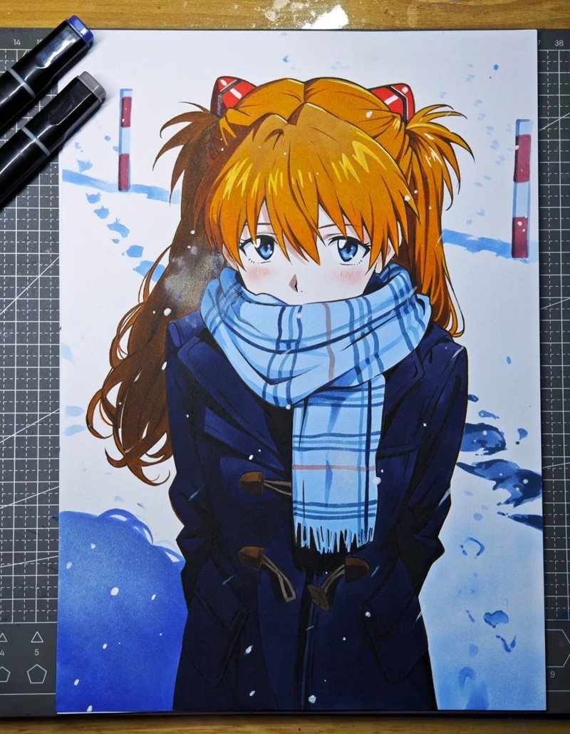 ý tưởng vẽ anime nữ 43