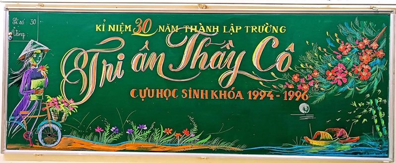 ý tưởng vẽ bảng 8