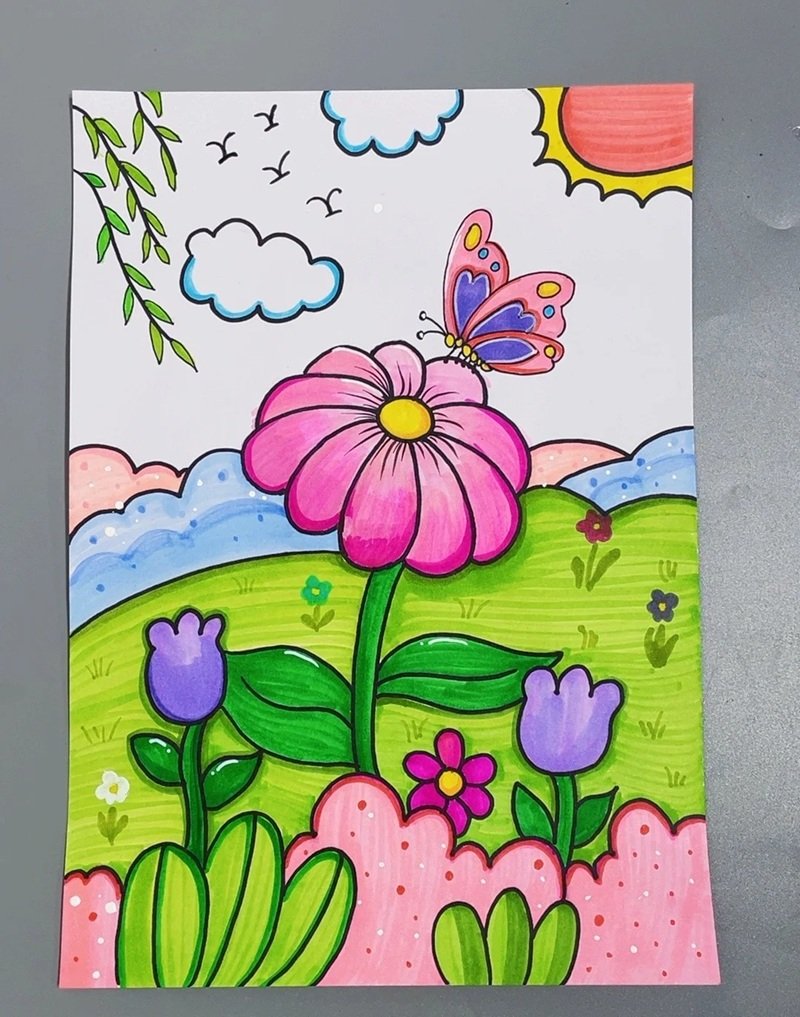 ý tưởng vẽ hoa 22