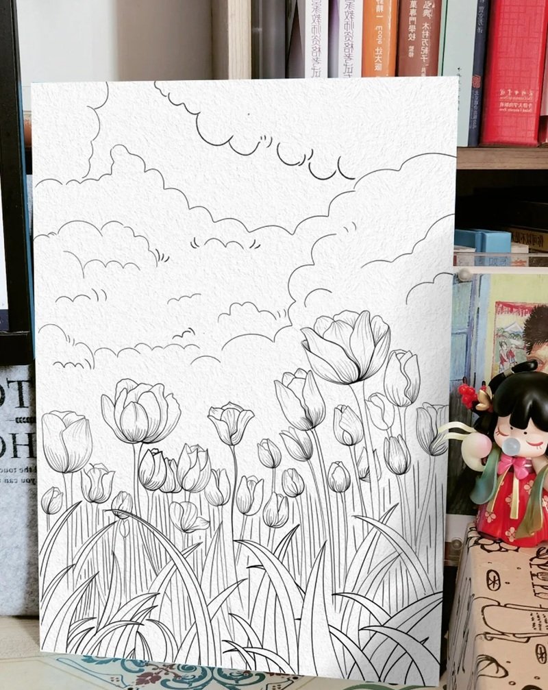 ý tưởng vẽ hoa 32