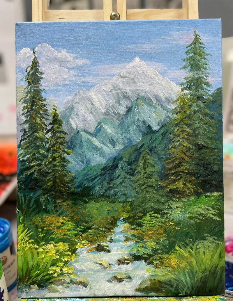 ý tưởng vẽ phong cảnh 12