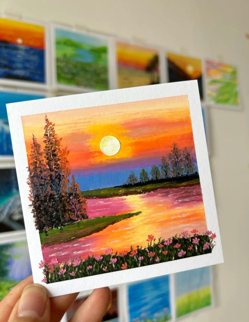 ý tưởng vẽ phong cảnh 24