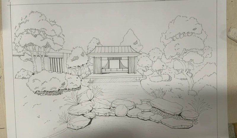 ý tưởng vẽ phong cảnh 32