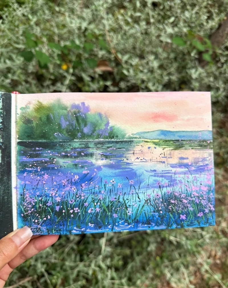 ý tưởng vẽ phong cảnh 33