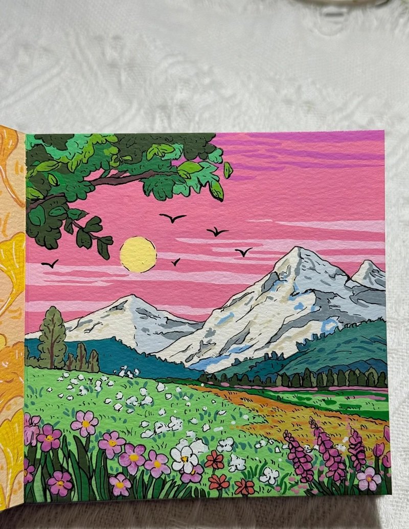 ý tưởng vẽ phong cảnh 8