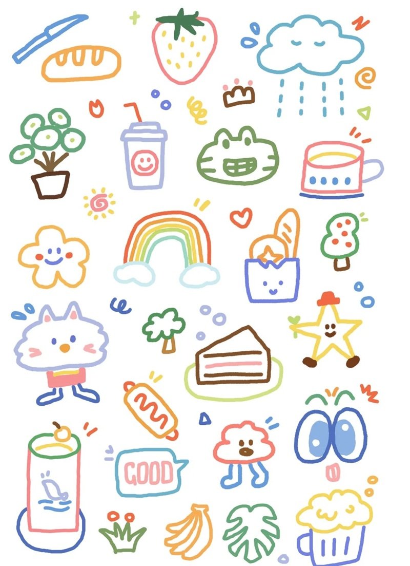 ý tưởng vẽ sticker 10