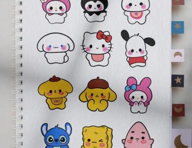 ý tưởng vẽ sticker 18
