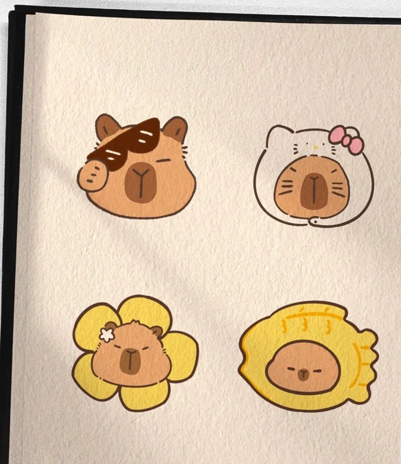 ý tưởng vẽ sticker 2