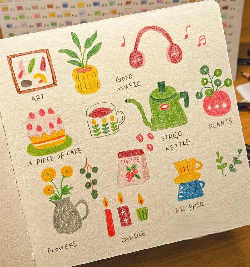 ý tưởng vẽ sticker 22