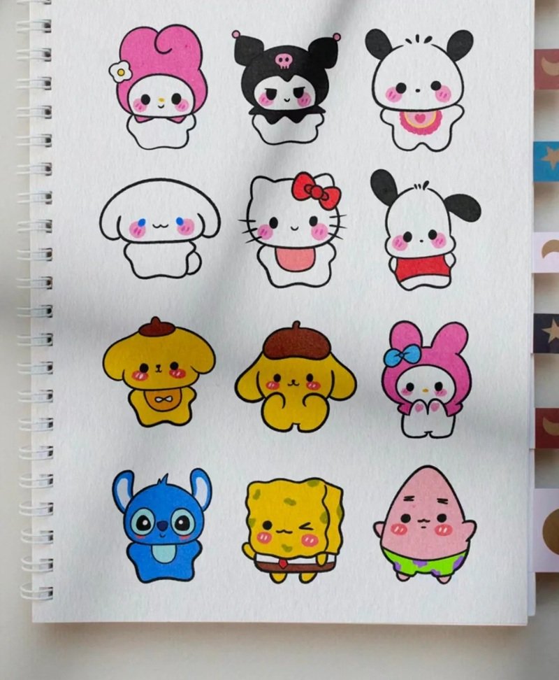 ý tưởng vẽ sticker 26