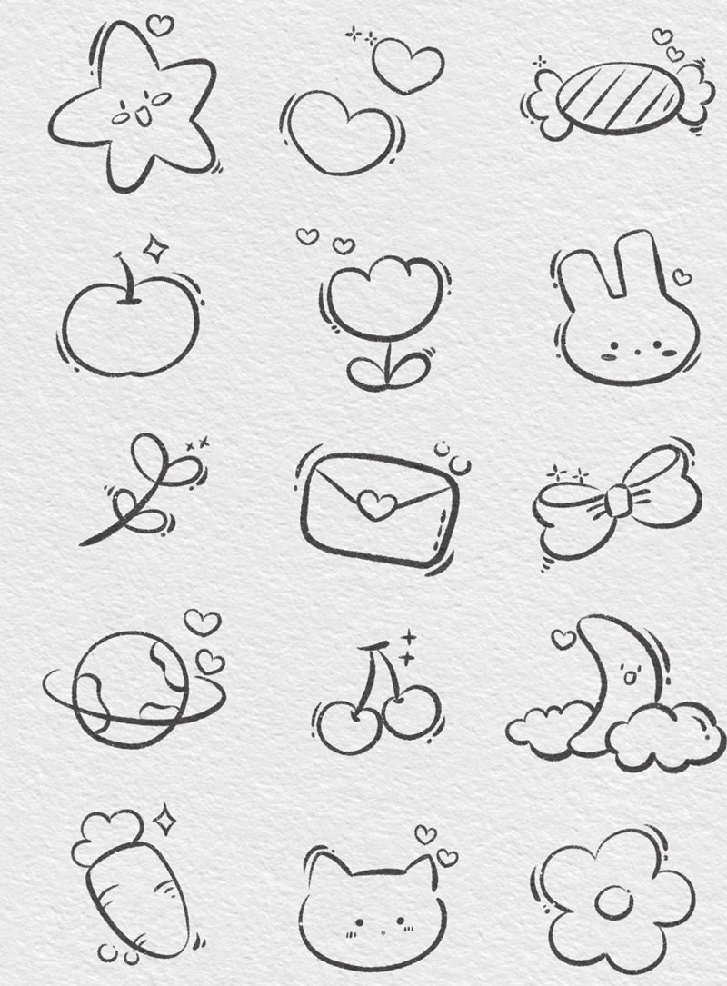 ý tưởng vẽ sticker 3