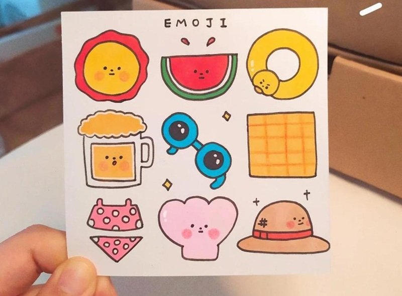 ý tưởng vẽ sticker 5