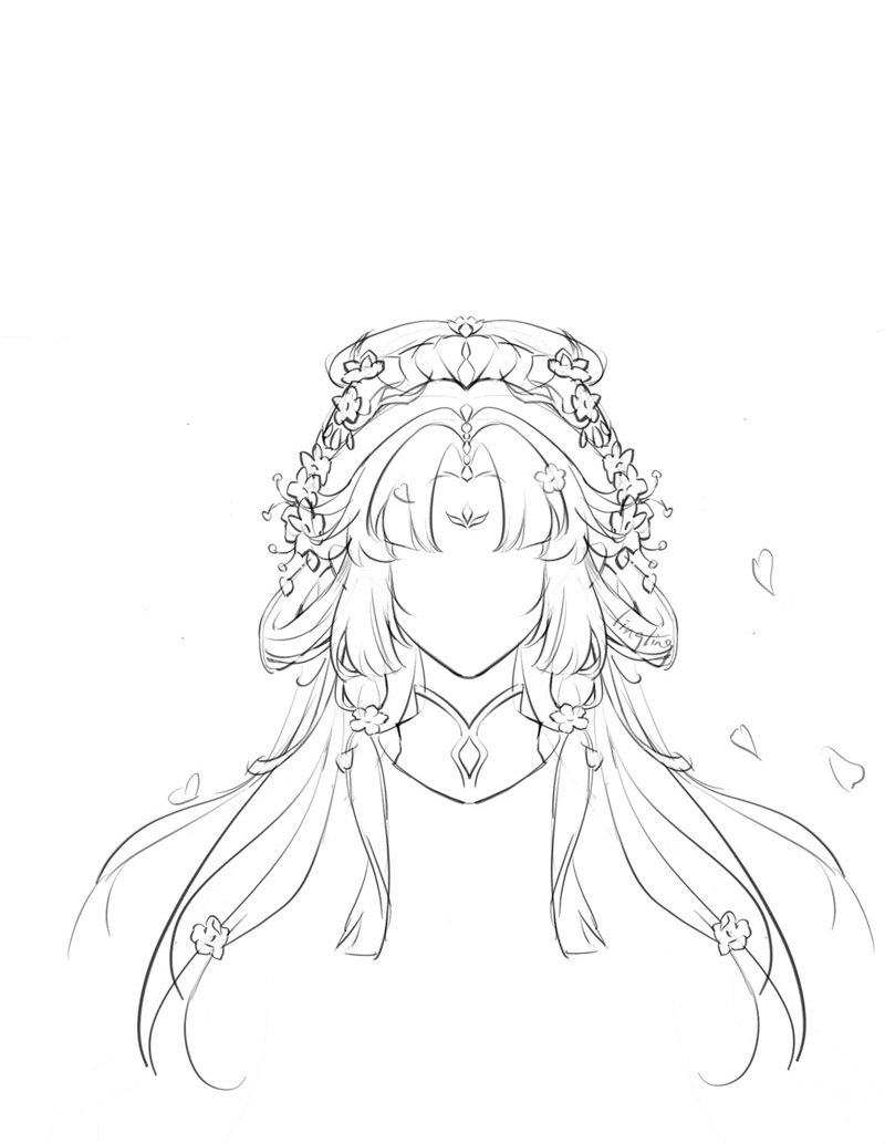 ý tưởng vẽ tóc 13