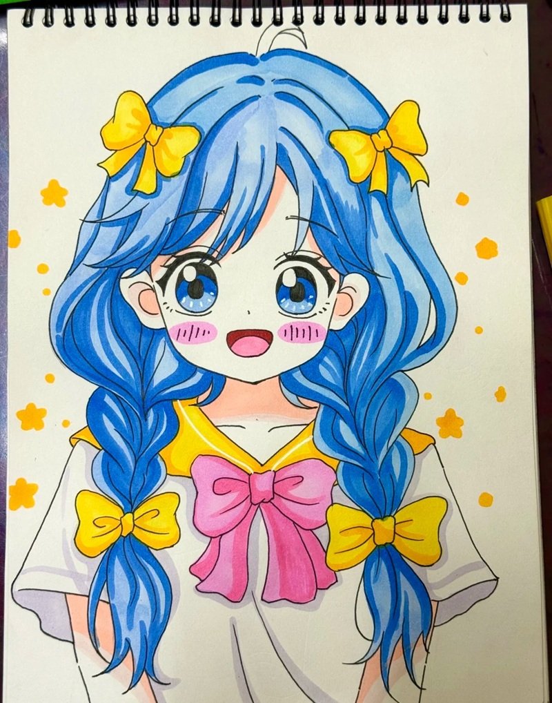 ý tưởng vẽ tóc 17