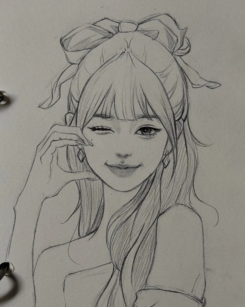 ý tưởng vẽ tóc 20