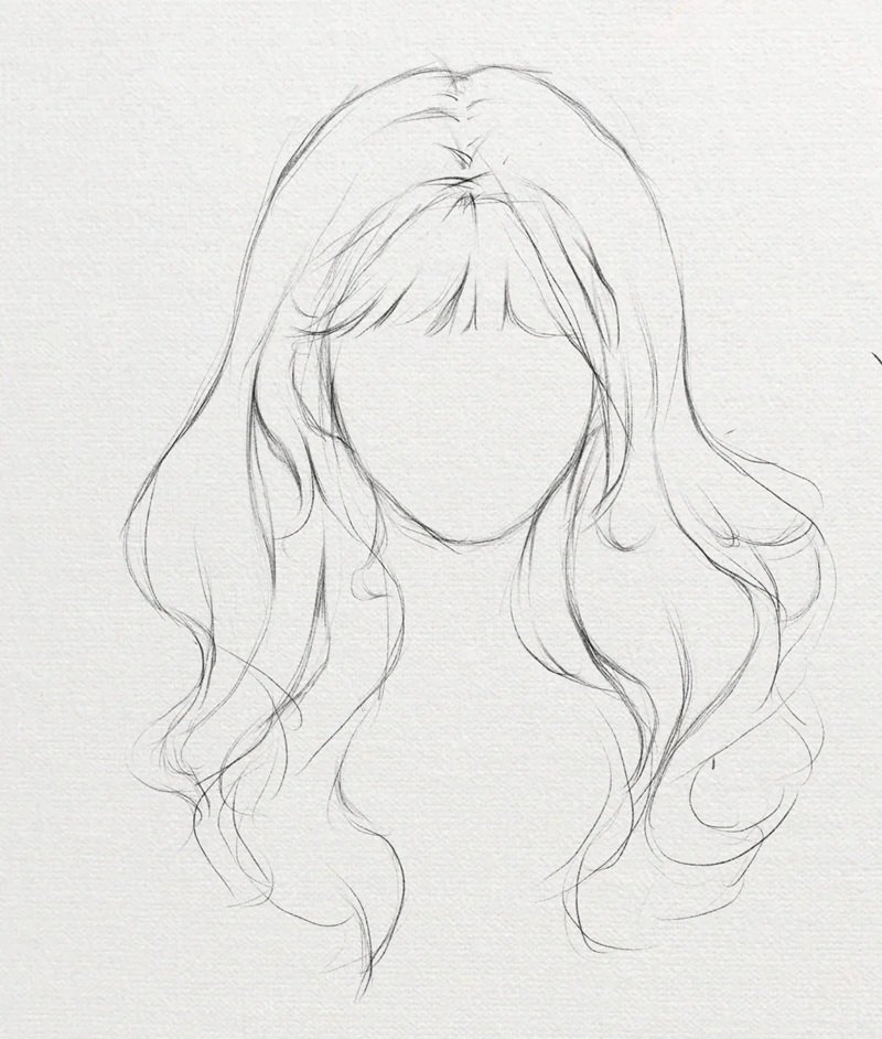 ý tưởng vẽ tóc 21