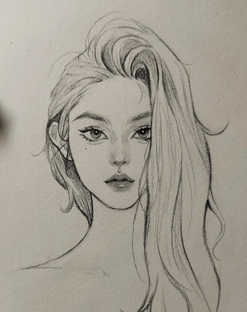 ý tưởng vẽ tóc 24