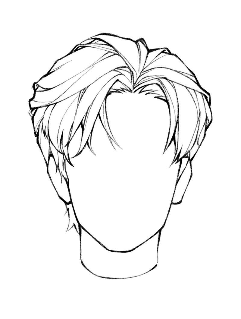 ý tưởng vẽ tóc anime