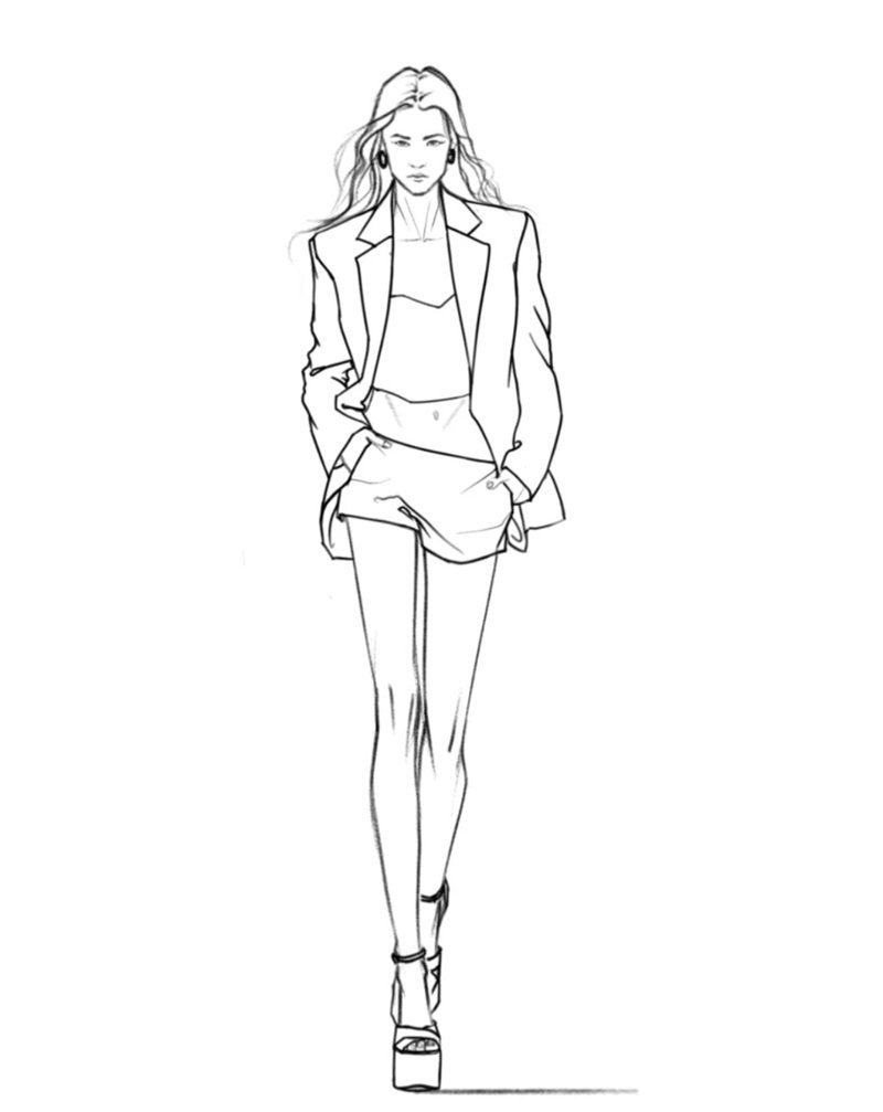 ý tưởng vẽ trang phục 1