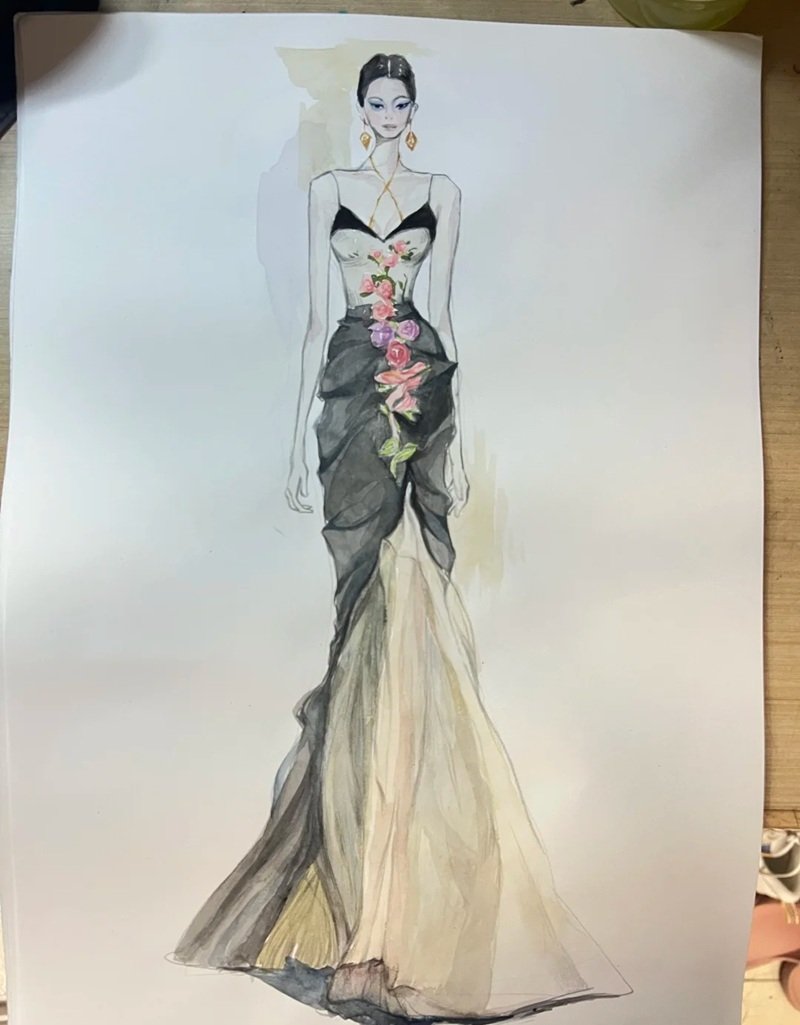 ý tưởng vẽ trang phục 11
