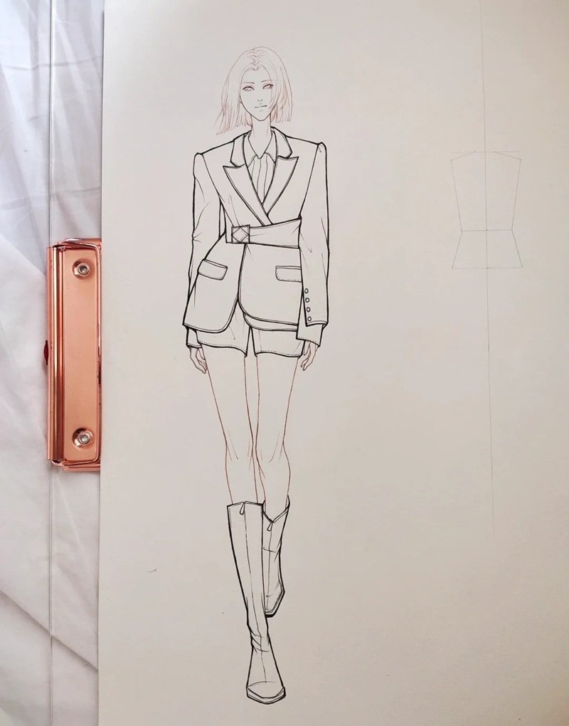 ý tưởng vẽ trang phục 13