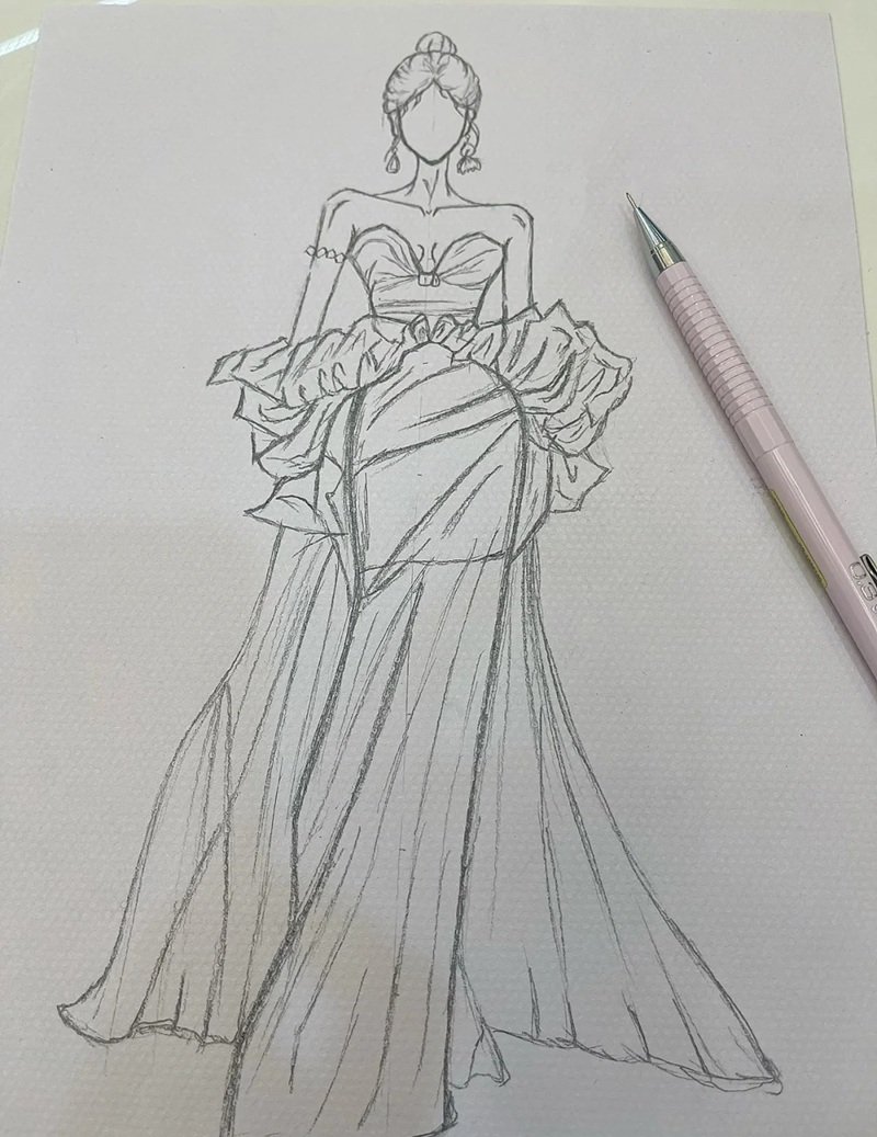 ý tưởng vẽ trang phục 30