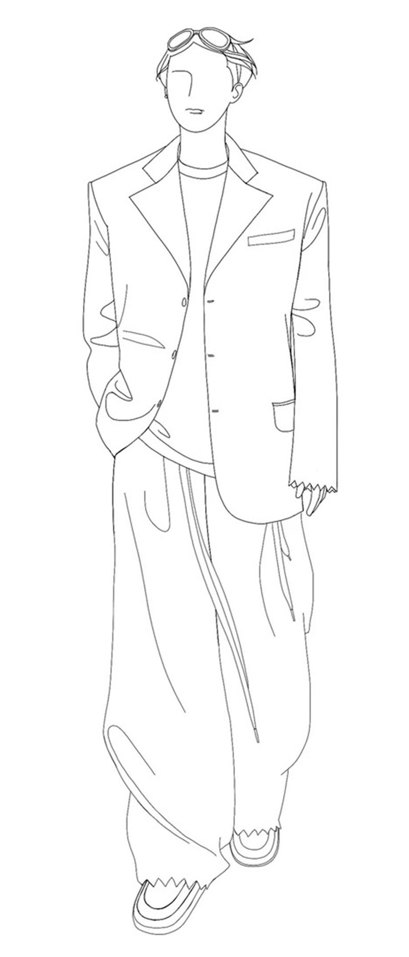 ý tưởng vẽ trang phục 4