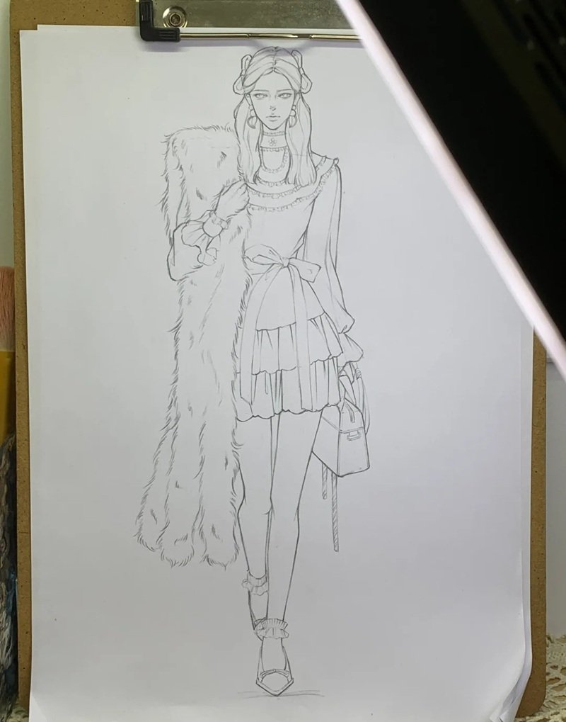 ý tưởng vẽ trang phục 8